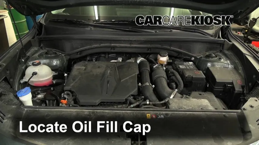 2021 Kia Sorento SX 2.5L 4 Cyl. Turbo Aceite Agregar aceite